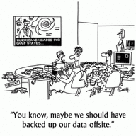 Data Recovery Cartoon